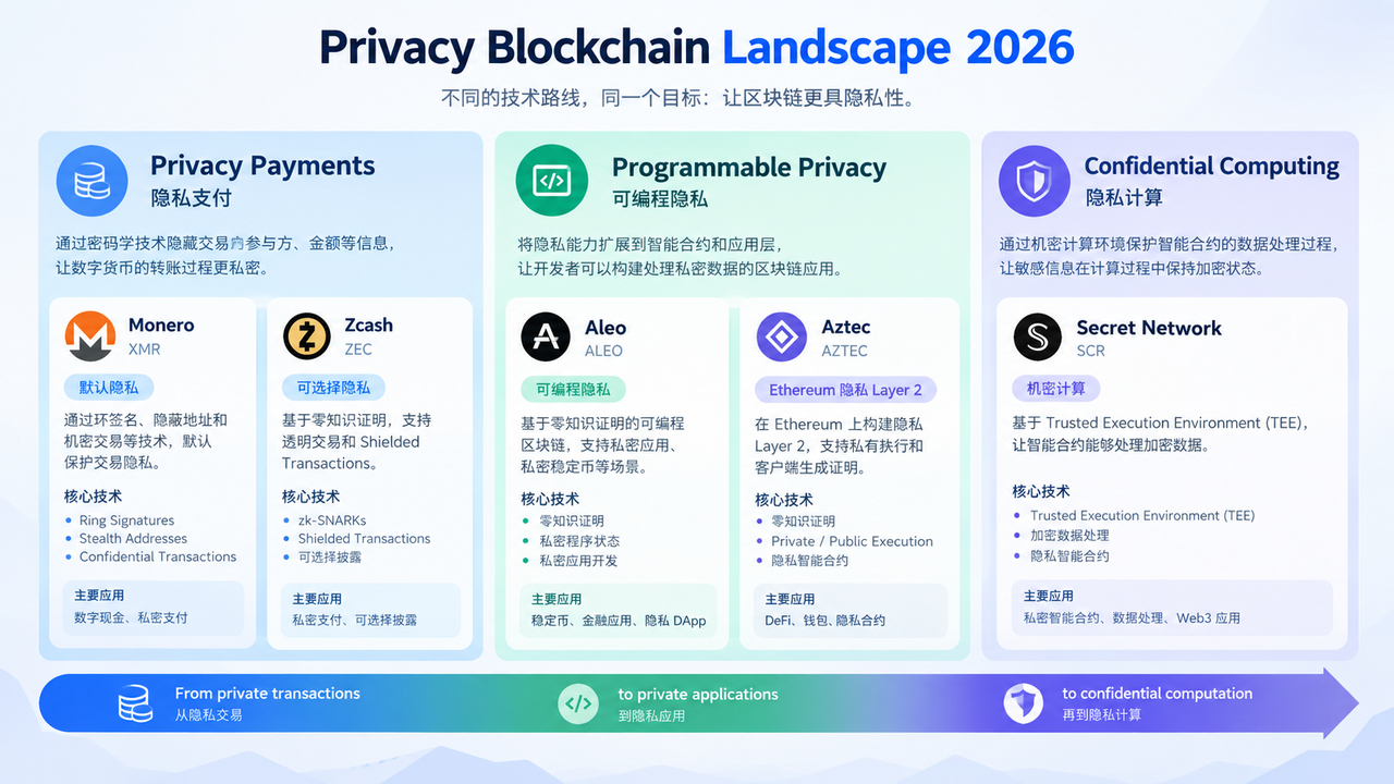 2026年5个值得了解的隐私币和隐私区块链项目