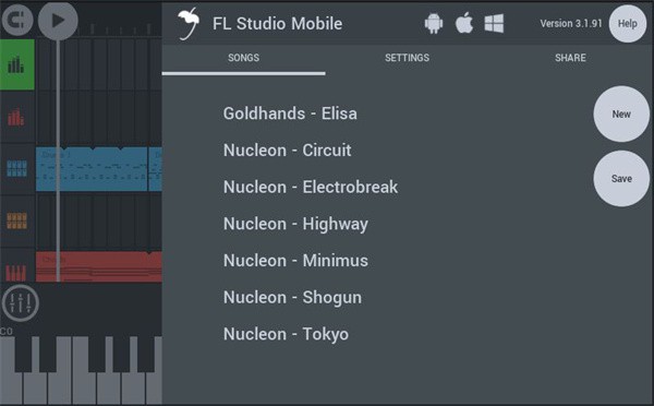 flstudio手机版工程保存