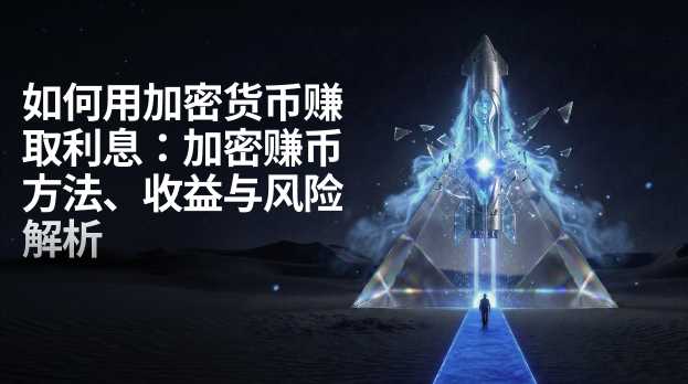 加密生息全攻略：五种玩法、APR陷阱与避坑指南