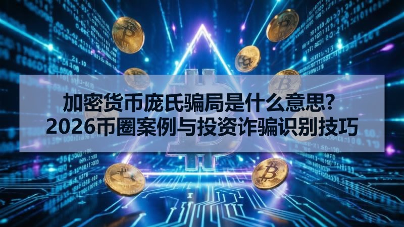 加密货币庞氏骗局是什么意思? 2026币圈案例与投资诈骗识别技巧