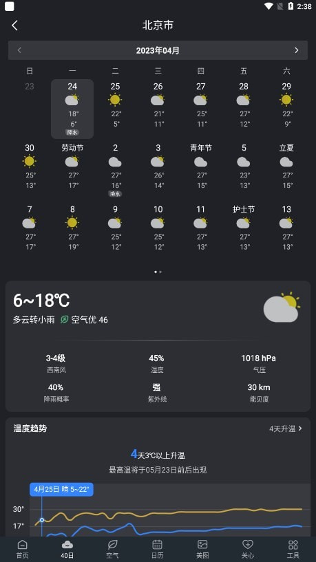 知己天气预报app5