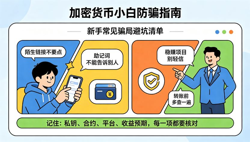 2026币圈小白选币指南：三大雷区与避坑逻辑